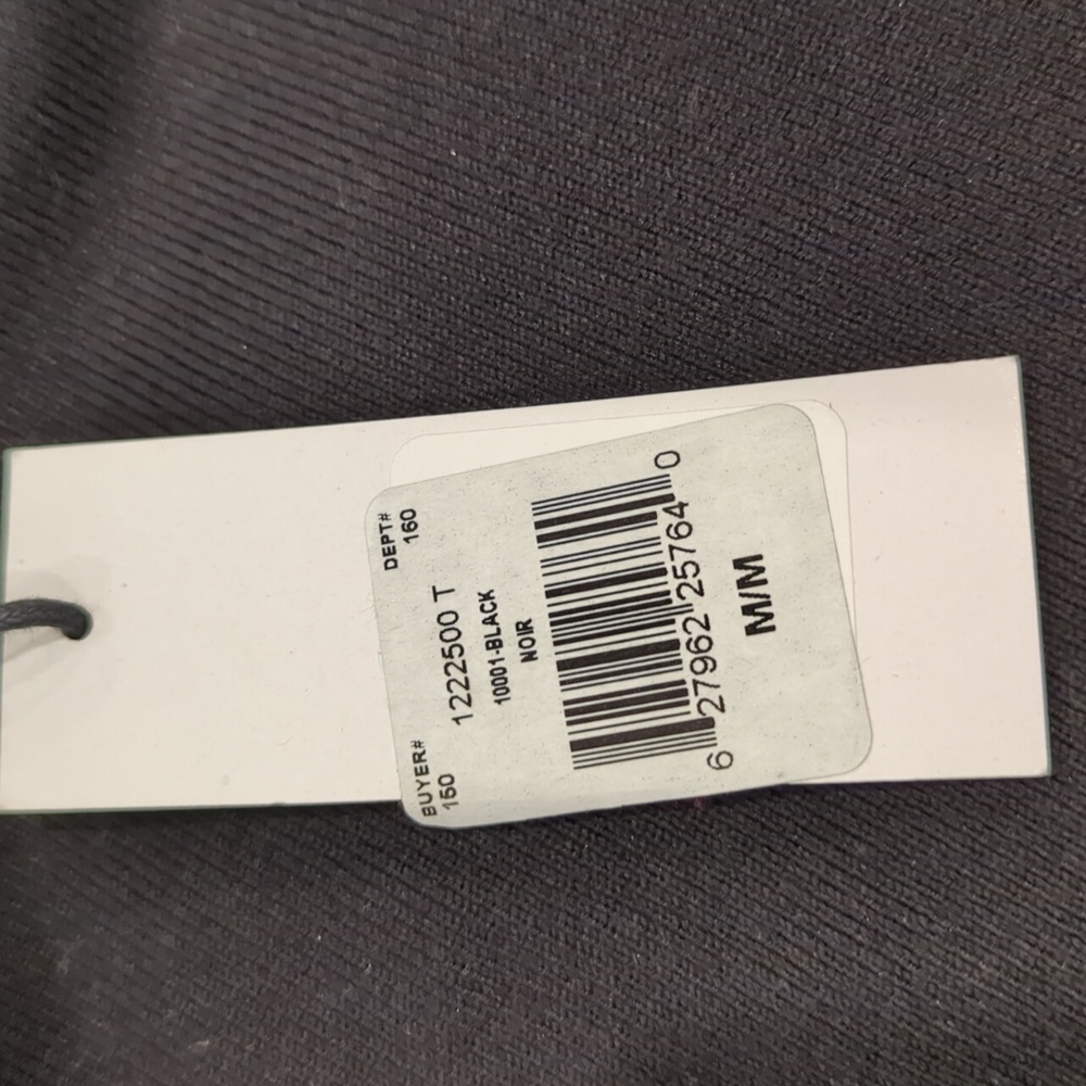 NWT BLACK Tape Knit Skirt with side ties - Picture 5 of 7